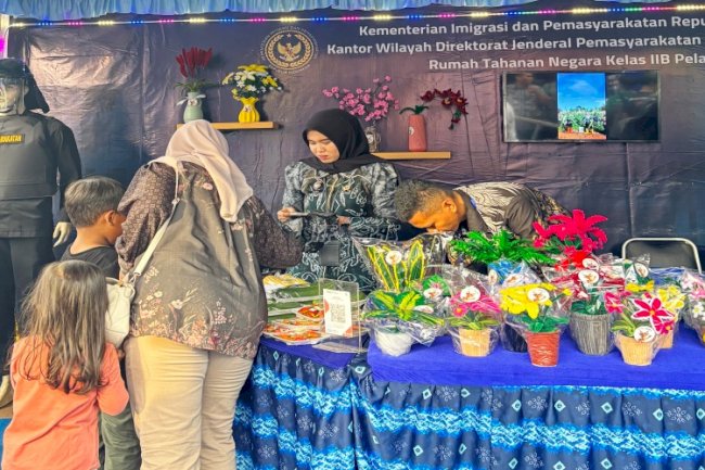 Produk Pembinaan Warga Binaan Rutan Pelaihari Pukau Pengunjung Expo Tanah Laut 2025