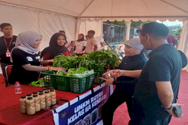  Produk Unggulan Warga Binaan Dipamerkan di CFD Eks MTQ, Warga Kendari Antusias