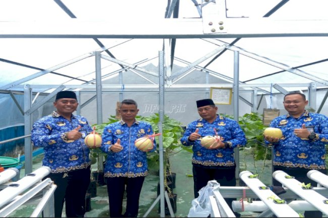 Dukung Ketahanan Pangan, Lapas Pangkalan Bun Panen Perdana Melon di Area SAE
