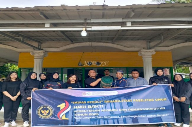 Rutan Rantau Wujudkan Pengabdian IMIPAS lewat Renovasi Masjid Syuhada Bitahan