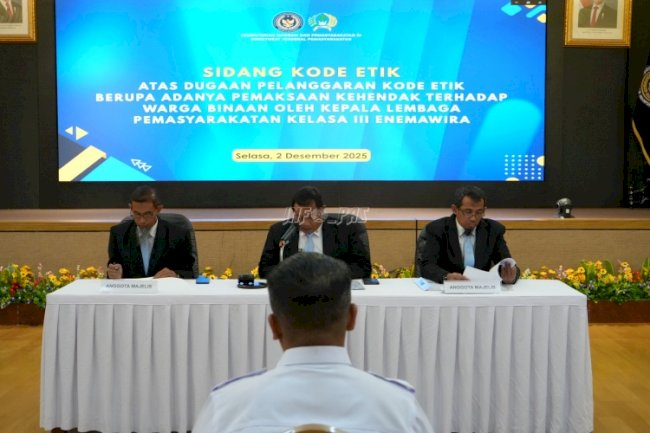 Ditjenpas Ambil Langkah Tegas Kasus Pelanggaran di Lapas Enemawira