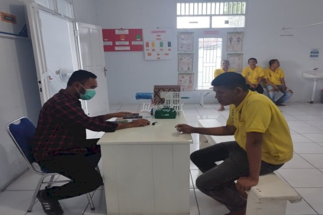 Cek Kondisi Kesehatan, Lapas Namlea Gencarkan Skrining Warga Binaan