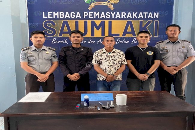 Cegah Gangguan Kamtib, Lapas Saumlaki Laksanakan Penggeledahan Blok Hunian 