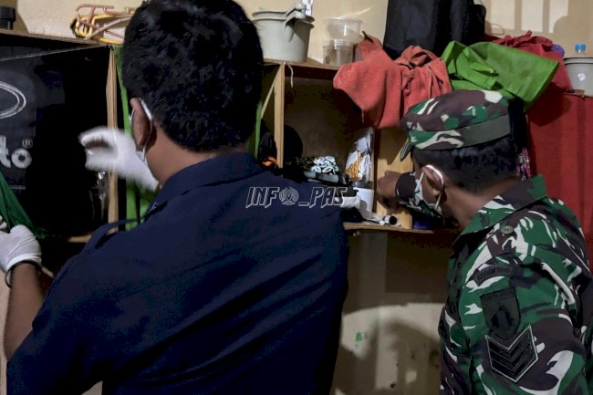 Tingkatkan Pengawasan Jelang Nataru, Lapas Banjarbaru Gelar Razia Gabungan