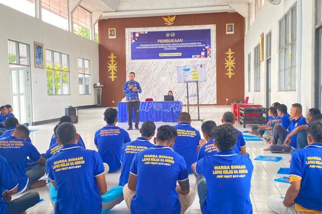Pembekalan Materi Legal Dukung Proses Rehabilitasi Narkoba di Lapas Ambon