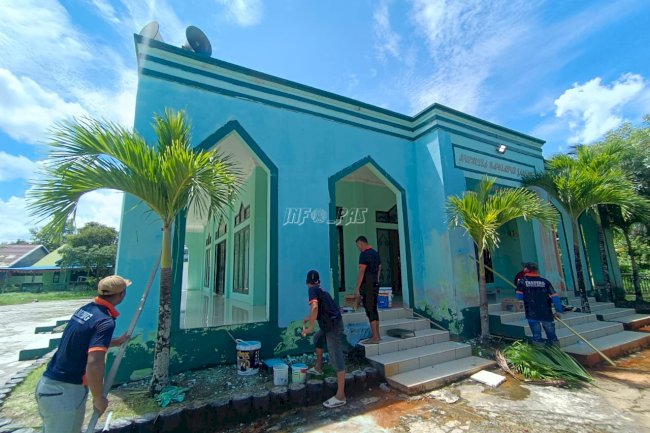 Imipas untuk Negeri, Warga Binaan Lapas Kotabaru Renovasi Musala Kodim 1004