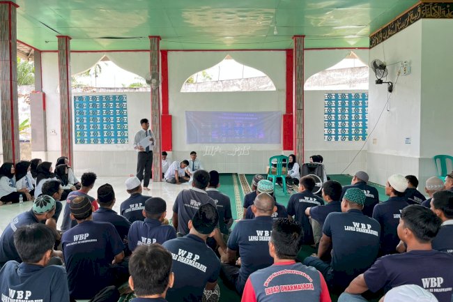 Sosialisasi Stop Napza Lapas Dharmasraya, Perkuat Wawasan Bahaya Narkoba Warga Binaan