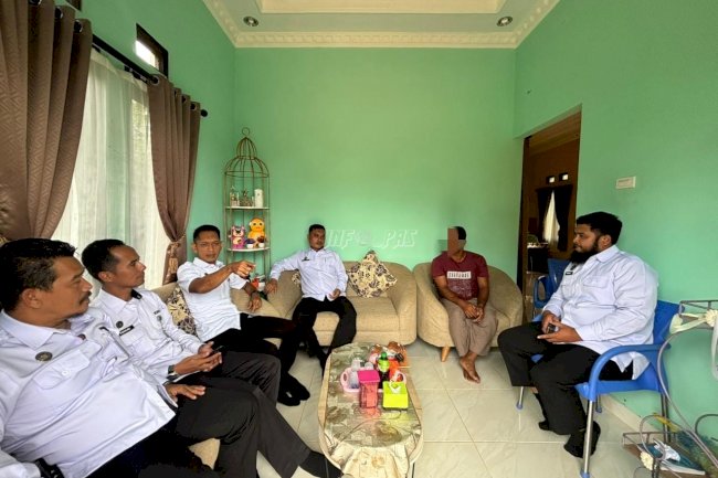 Perkuat Pengawasan, Bapas Tanjungpandan Kunjungi Rumah Klien Pemasyarakatan