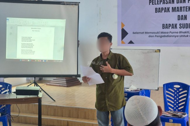 Pelatihan Puisi Warga Binaan, Peserta Magang Rutan Palu Hadirkan Wadah Ekspresi Positif
