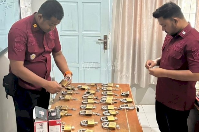 Perketat Keamanan Jelang Nataru, Lapas Lhoknga Rolling Gembok dan Kunci Hunian