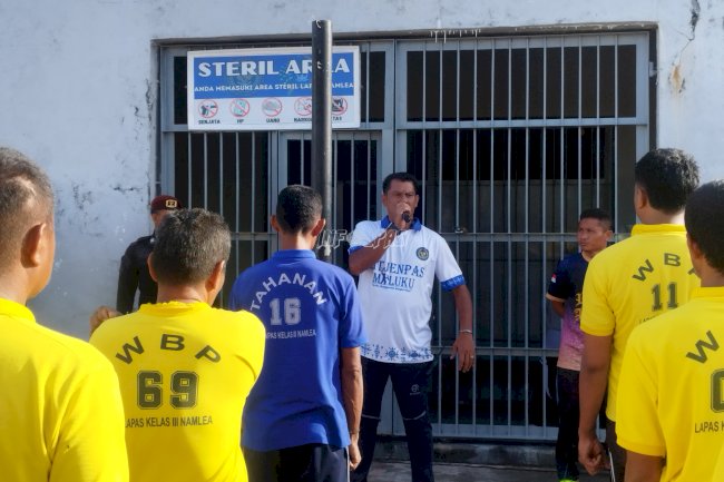 Kalapas Namlea Motivasi Warga Binaan, Tekankan Pentingnya Ketaatan dan Pembinaan