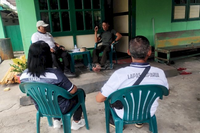 Lapas Saparua dan Koramil 1504-03/Saparua Bahas Pengamanan Natal dan Tahun Baru