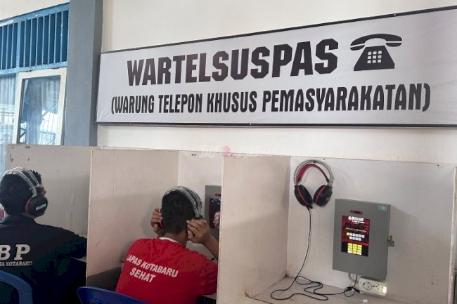 Pastikan Komunikasi Warga Binaan Terjaga, Lapas Kotabaru Optimalkan Wartelsuspas 