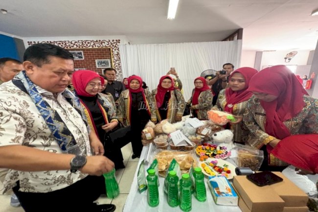 Lapas Narkotika Karang Intan Tampilkan Produk Unggulan di Bazar Pengukuhan PIPAS 