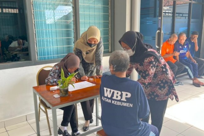Rutan Kebumen Jaga Kesehatan Warga Binaan Lansia lewat POSBINDU
