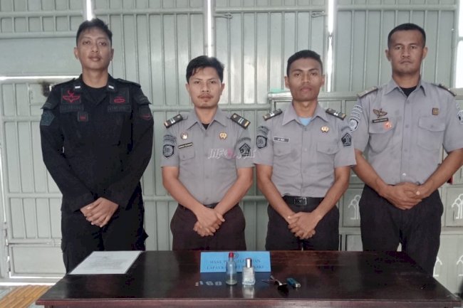 Pastikan Bebas Halinar, Lapas Saumlaki Lakukan Penyisiran Blok Hunian