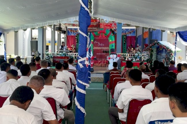 Perayaan Natal di Rutan Ambon, Momen Kebersamaan yang Membawa Damai Sejahtera