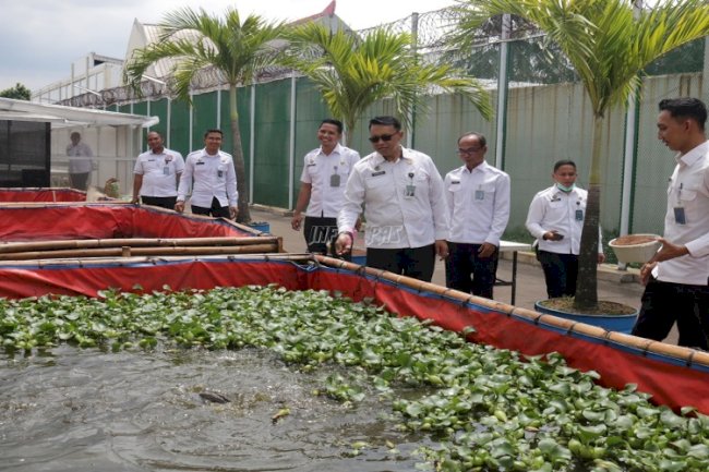 Lapas Cibinong Berbagi Strategi Ketahanan Pangan dan Pengolahan Sampah Organik dengan Lapas Narkotika Gunung Sindur 