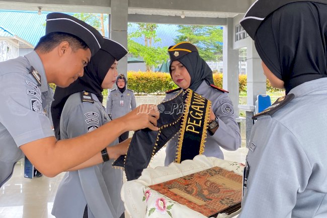 Bangun Budaya Kerja Berintegritas, Lapas Perempuan Jambi Beri Penghargaan Pegawai Teladan