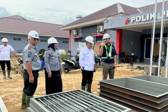 Kalapas Jambi Dampingi Kakanwil Tinjau Progres Pembangunan Tahap V