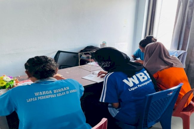 Warga Binaan Lapas Perempuan Ambon Gali Wawasan Baru lewat Membaca