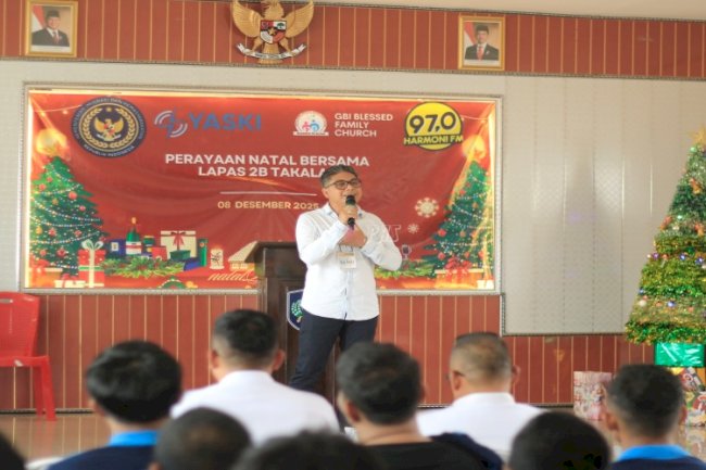 Lewat Perayaan Natal, Lapas Takalar Perkuat Mental Spiritual Warga Binaan