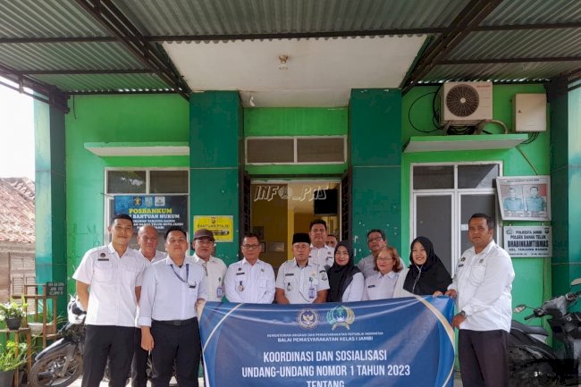 Bapas Jambi Sosialisasikan KUHP Baru dan Pidana Kerja Sosial di Tanjung Raden