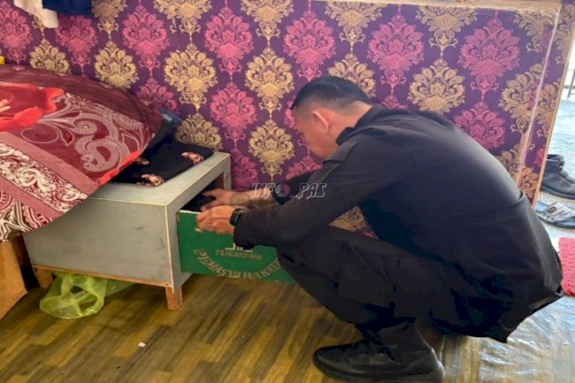 Antisipasi Masuknya Barang Terlarang, Petugas Rutan Majene Geledah Blok Hunian