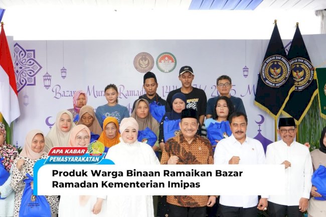 Produk Warga Binaan Ramaikan Bazar Ramadan Kementerian Imigrasi dan Pemasyarakatan