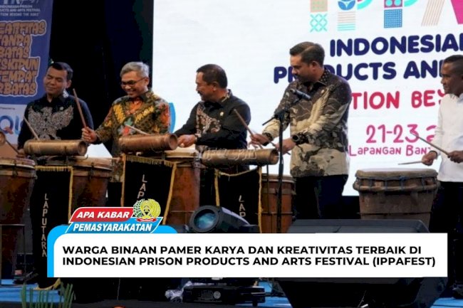 Warga Binaan Pamer Karya dan Kreativitas Terbaik di Indonesian Prison Products and Arts Festival