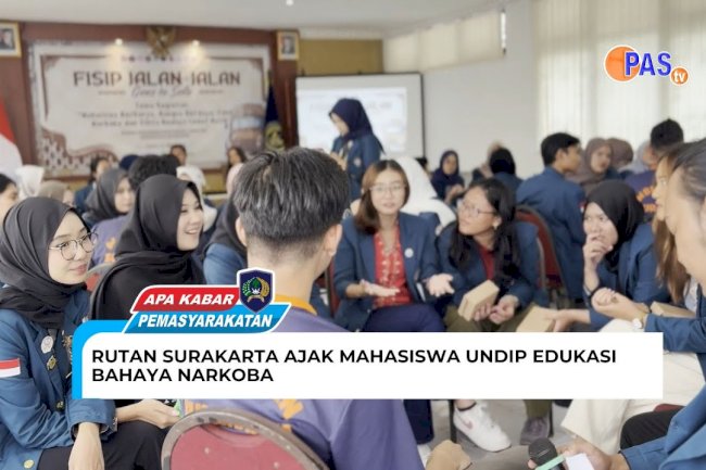  Rutan Surakarta Ajak Mahasiswa Undip Edukasi Bahaya Narkoba