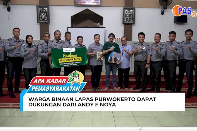 Warga Binaan Lapas Purwokerto Dapat Dukungan dari Andy F Noya
