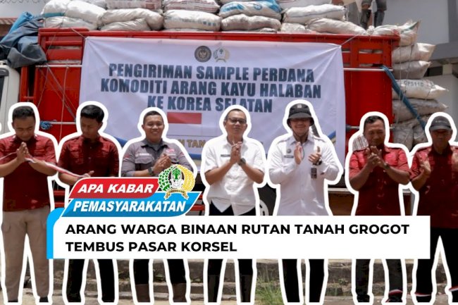 Arang Warga Binaan Rutan Tanah Grogot Tembus Pasar Korsel