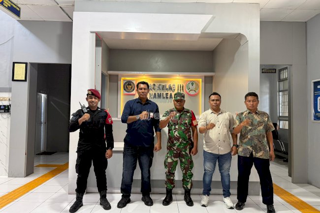 Lapas Namlea Gandeng Babinsa Jikumerasa Jaga Stabilitas Jelang Nataru