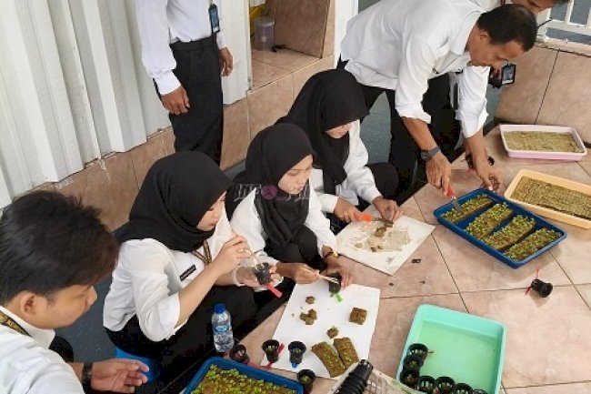 Peserta Magang Optimalkan Pertanian di Lahan Sempit Lapas Kelas I Tangerang