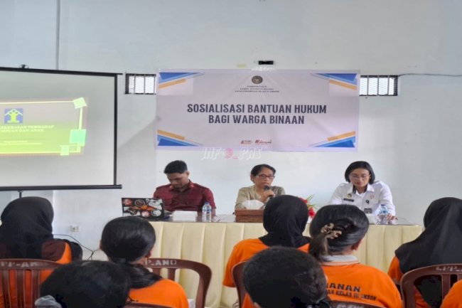 Perkuat Pemahaman Hukum, Lapas Perempuan Ambon Adakan Sosialisasi Bantuan Hukum