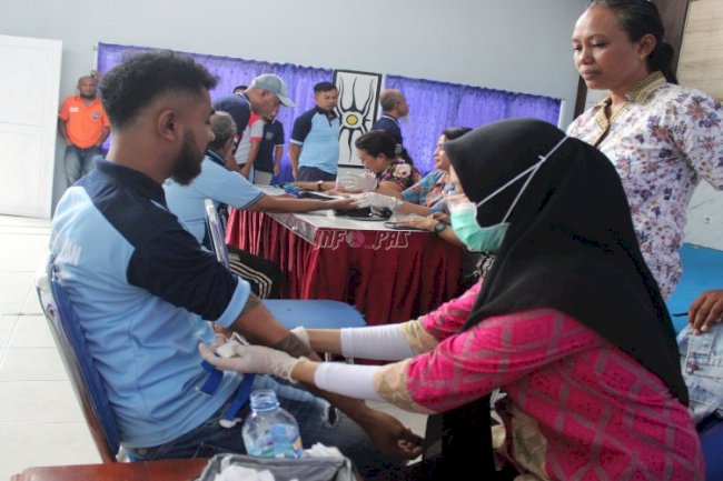 Deteksi Dini Kesehatan Warga Binaan, Lapas Piru dan Puskesmas Piru Gencarkan Program Jumpa Kesan 