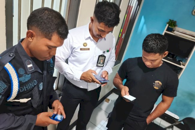 Pastikan Pengamanan Optimal, Lapas Wahai Sidak Wartelsus Jelang Nataru