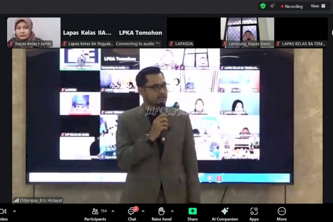 Perkuat Kompetensi Keprotokolan, Bapas Jambi Ikuti Pelatihan MC dari Ditjenpas