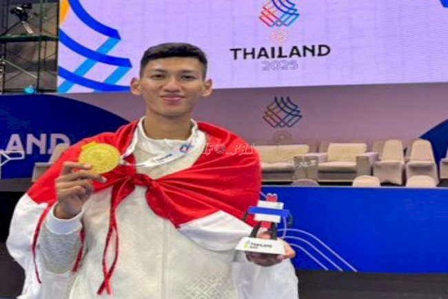 Petugas Lapas Terbuka Ciangir Raih Medali Emas di SEA Games 2025