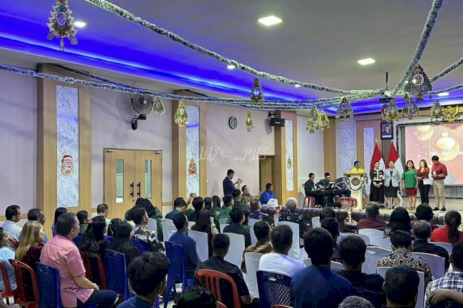 Natal di Lapas Palu, Pegawai dan Warga Binaan Rajut Iman dan Kebersamaan