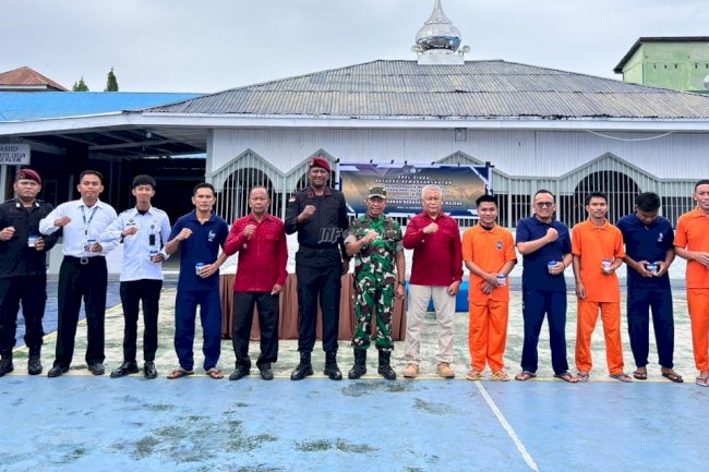 Lewat Apel Siaga, Rutan Majene Sinergikan Keamanan Nataru dengan TNI/POLRI 