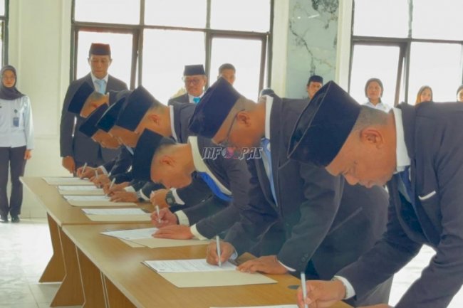 Perkuat Kinerja, Kakanwil Ditjenpas NTT Lantik 14 Manajerial dan Nonmanajerial 