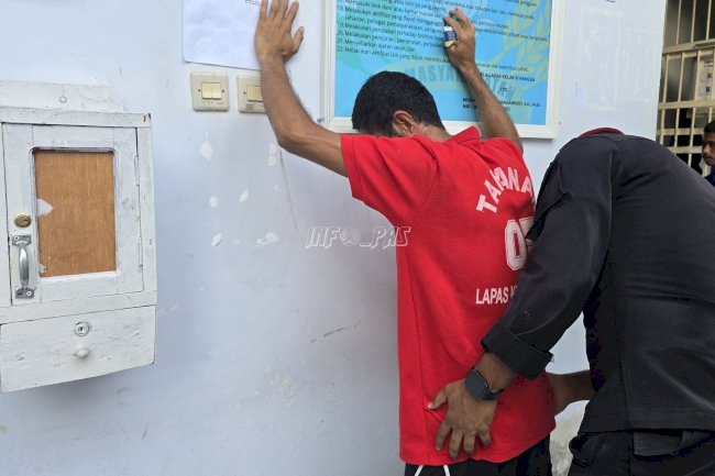 Deteksi Dini Jelang Tahun Baru, Lapas Namlea Geledah Blok Hunian Warga Binaan