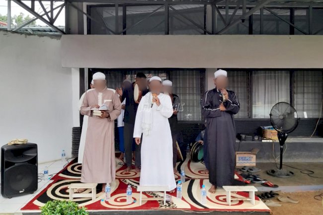 Lantunan Maulid Habsyi Hangatkan Kunjungan Akhir Tahun di Rutan Pelaihari