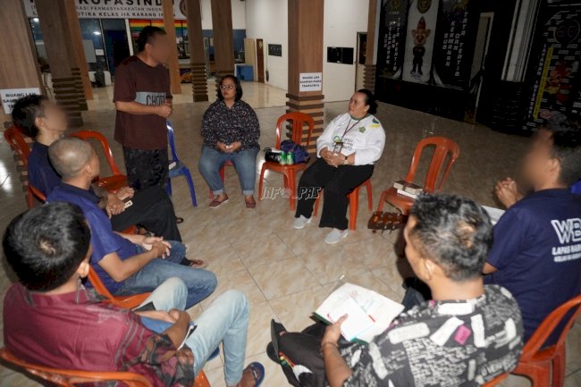 Perkuat Iman dan Karakter, Lapas Narkotika Karang Intan Gelar Pembinaan Kerohanian Nasrani