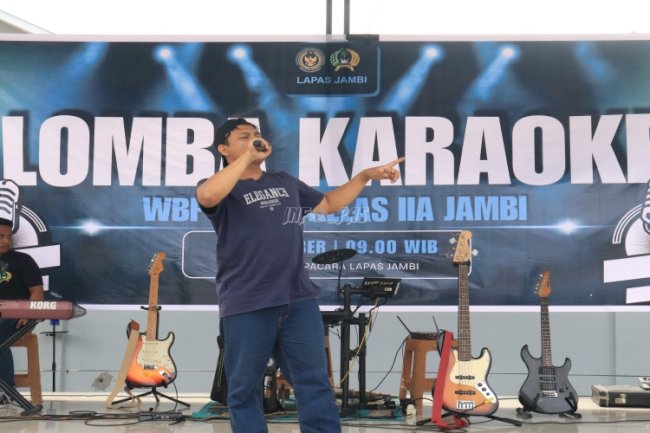 Lapas Jambi Gelar Lomba Karaoke Warga Binaan, Ciptakan Suasana Kondusif Jelang Tahun Baru
