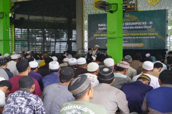 Lapas Narkotika Karang Intan Peringati Haul Ke-21 Abah Guru Sekumpul dan Doa Bersama Sambut Tahun Baru 2026