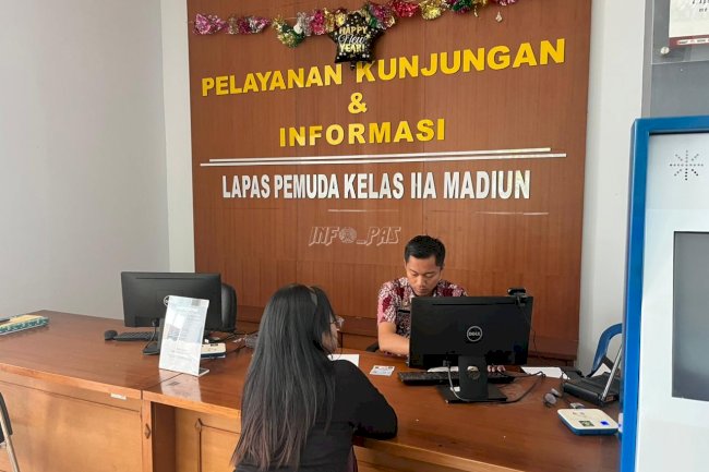 Komitmen Pelayanan Prima, Lapas Pemuda Madiun Buka Layanan Kunjungan di Hari Libur Nasional
