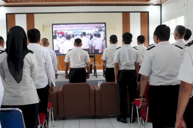 Ikuti Apel Nasional Kemenimipas, Kanwil Ditjenpas Jambi Tegaskan Arah Kerja 2026